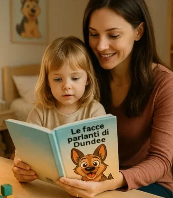 mamma legge storia alla bambina